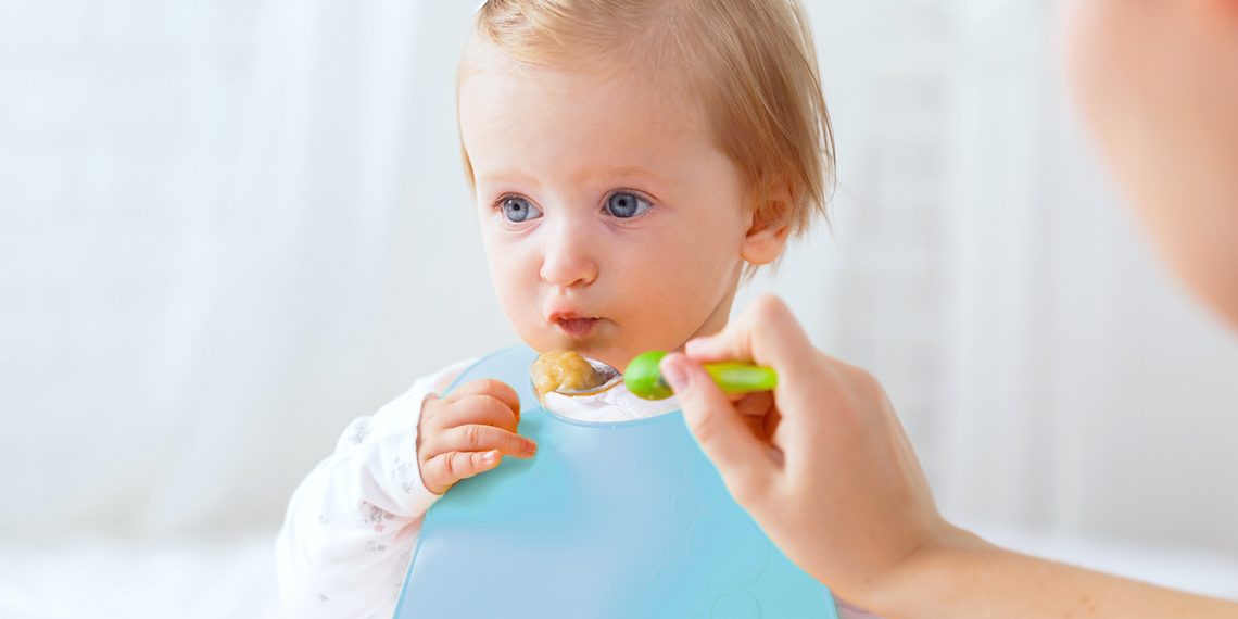 La primera comida del bebé